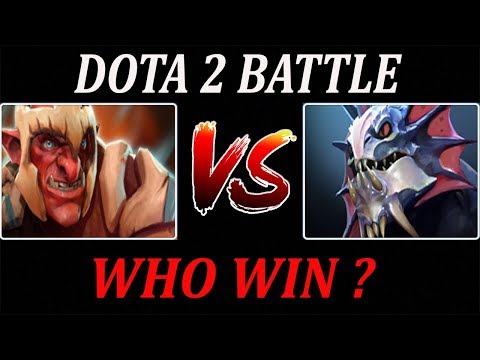 Slardar Vs Troll Warlord -Dota 2 Battle