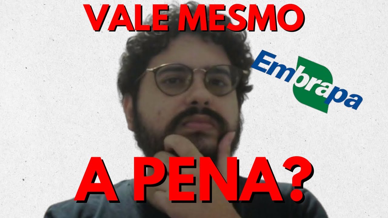 Vai fazer o Concurso da Embrapa? Assista este vídeo.