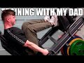 HOME GYM TRAINING WITH MY DAD