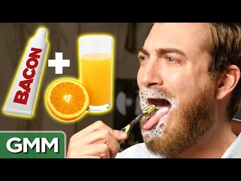 Toothpaste and Orange Juice Experiment Video