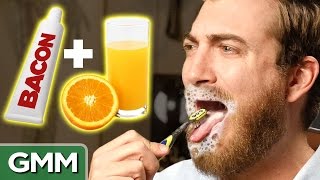 Toothpaste and Orange Juice Experiment