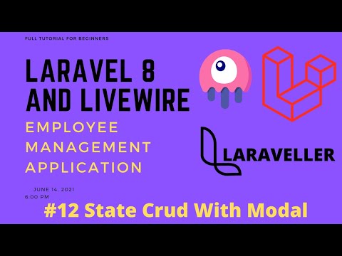 01 Laravel Livewire Tutorial Employees Management Project Setup Application
