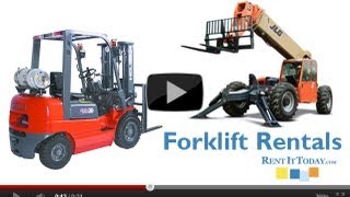 preview picture of video 'Forklift Rentals'