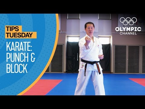 How to punch and block in Karate | Olympians' Tips