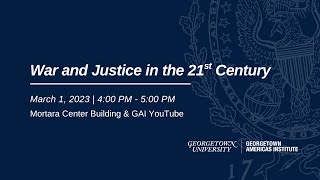 War and Justice in the Twenty-First Century