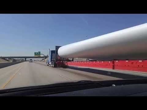 How to transport a giant windmill blade
