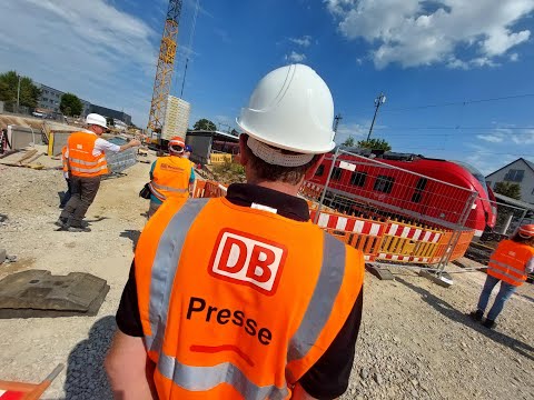 Niels Pahl (DB Netz AG) über Fortschritt Bahnausbau Forchheim-Bamberg (5.8.22)