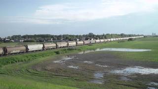 preview picture of video 'CP Rail Train Near White city SK'