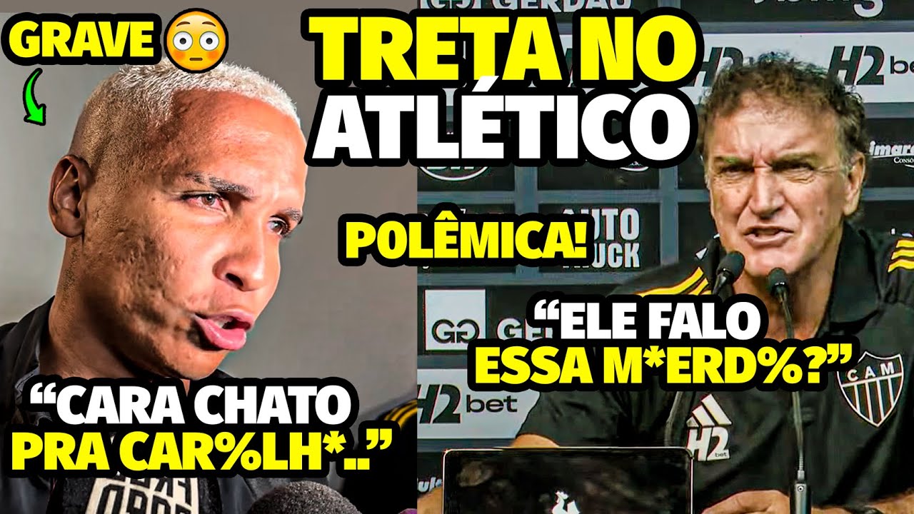 GRAVE! O XlNGAMENT0 AGRESSlV0 PRA CIMA DE JOGADOR QUE DEIXOU DEYVERSON REVOLTADO  E CUCA METE O LOCO