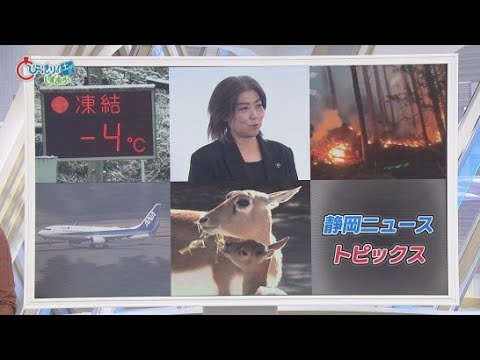 YouTube Video 田久保前市長に『出頭要請』　黒のコートが真っ白に!?　回したタオルはカチカチ…静岡を襲った“極寒”　ANAが静岡空港から“事実上の撤退”　/5分でわかる今週の静岡