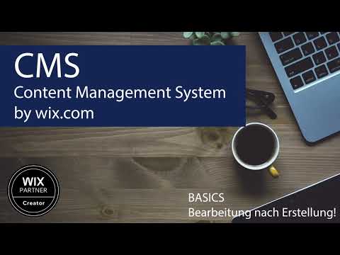 Editor | wix.com | CMS - Basics - Teil1 | 03.08.2023