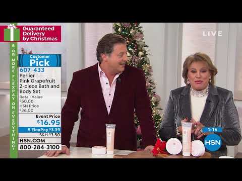 Perlier Pink Grapefruit 2-teiliges Bade- und Körperset