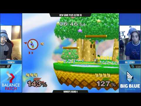 NGPU 18 SSBM - HoG | Tiramisu (Blue Fox) vs. DBJ | Joyboy (Default Fox) - Melee WQF