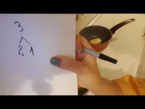 Lecția de matematică:  3 cartofi (clasa pregătitoare)