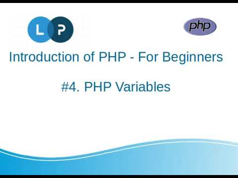Php Variables And Scope Php Tutorial Php For Beginners Learn Php Programming
