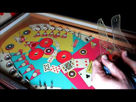 Gottlieb Top Card - Bad Coils, Some Playfield Cleanup, Some Backglass Touchup