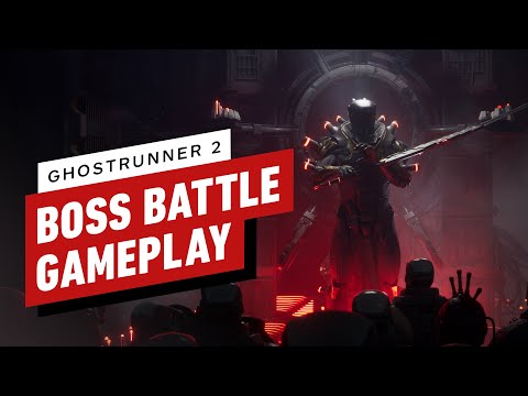 Ghostrunner 2: First Boss Fight Gameplay