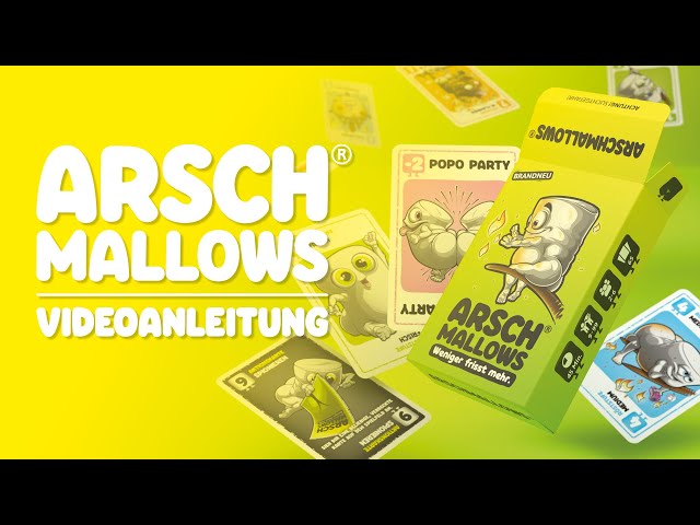 Video Teaser für ARSCHMALLOWS® - Videoanleitung | DENKRIESEN