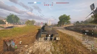 ティーガーの主砲で遠距離射撃(多分対空戦車)