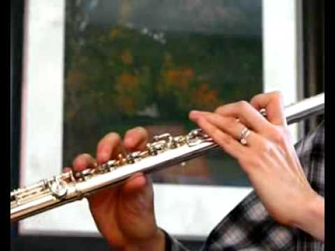 Yamaha 684HHVCT Used Flute - Demo of Leaps and Jumps - (w/ Rapid Tonguing)