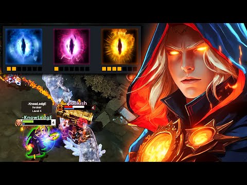 12K MMR AVERAGE GAME!! -KNOWLEDGE INVOKER vs LARL EARTHSHAKER MID | Dota 2 Invoker