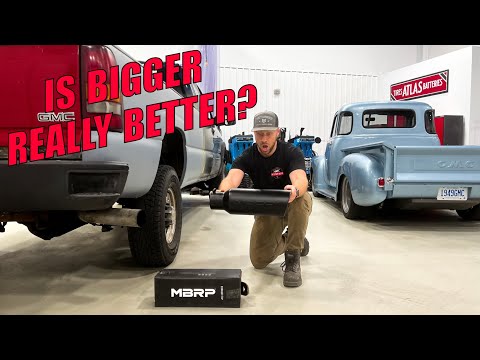 18" Exhaust Tip Install & Sound Comparison - MBRP T5130BLK - Duramax Build EP.5