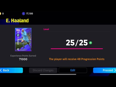 How To Train 100 Rated E. HAALAND Max Level In eFootball 2024|| How To Max HAALAND In pes 2024