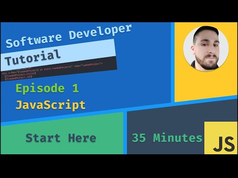 [Part 1] Learn JavaScript in 35 minutes - Become a Software Developer in 2021