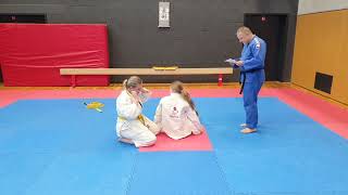 20250529 – Zkouška na žlutooranžový pásek (Jasmína Farghali, Šárka Kolcunová)