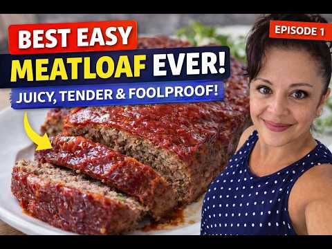 Best Easy Meatloaf Ever | Juicy, Tender & Foolproof (Episode 1)-  Vanessa's Meals Messes and Magic