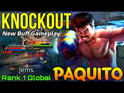 A Punch for a Punch! Paquito Knockout his Enemies! - Top 1 Global Paquito by Jems. - Mobile Legends