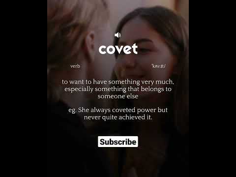 "Covet" #Shorts #English #Vocabulary