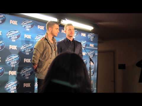 Murtz Jaffer Interviews Nick Fradiani & Clark Beckham After American Idol Performance Finale