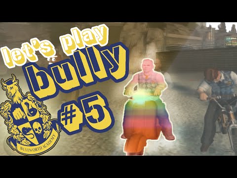 let's play Bully #5 - fare una gare di bici con lo scooter !!!