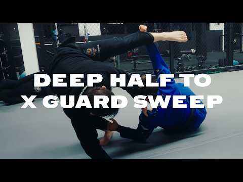 The Deep Half Guard to X Guard Sweep I used against a world champ at IBJJF Pan 2026