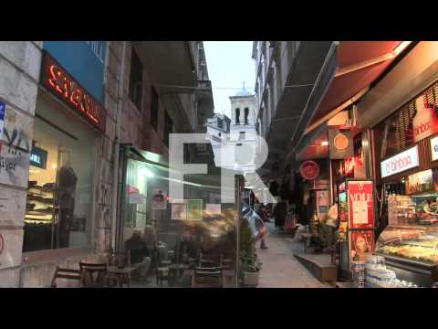 Shopping street in Taksim district