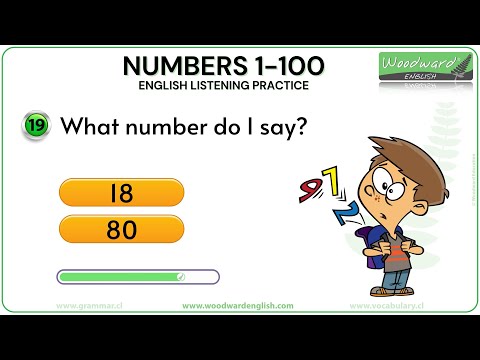 What number do I say? English Quiz | Learn English Numbers 1-100 | English Listening Practice