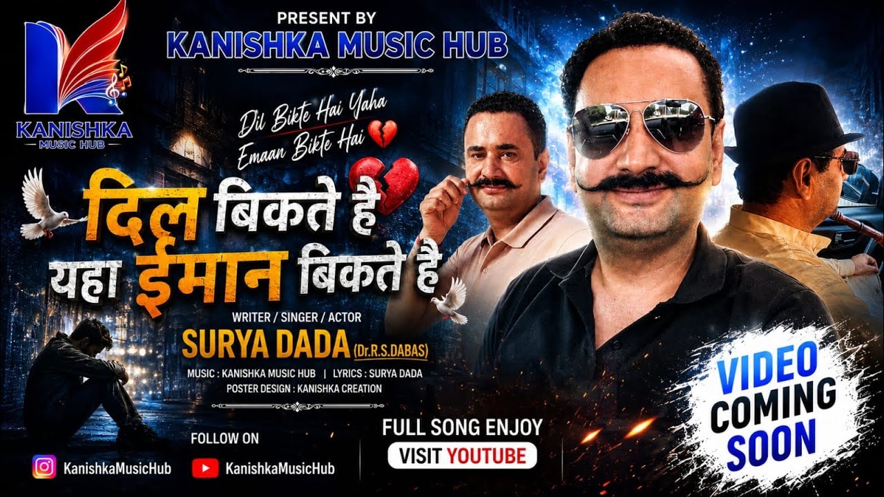 DIL BIKTE HAI YAHA IMAAN BIKTE HAI 💔 BY SURYA DADA ( DR.R.S.DABAS) KANISHKAMUSICHUB by Kanishkamusichub — Official Music Video