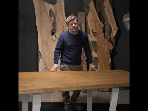 Tavolo Allungabile in legno massello con due prolunghe XLAB Design