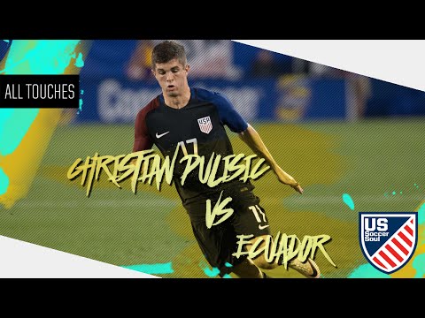 Christian Pulisic vs Ecuador ● All Touches ● US Soccer Soul | HD