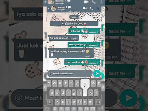 POV BELI PP SHARPEN ♡ || pov whatsmock fake chat || #fakechat #whatsmock