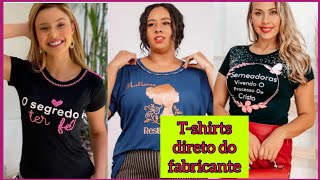 T-shirts direto do fabricante - Atacado de roupas no Brás