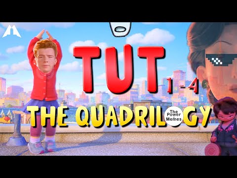 TUT Die Quadrilogie [YTP] Turning Red Memes auf Crack Parodie