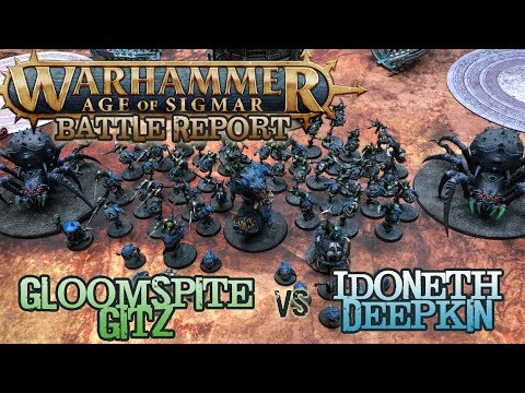 Warhammer: Age of Sigmar Battle Report - Ep 32 - Gloomspite Gitz vs. Idoneth Deepkin