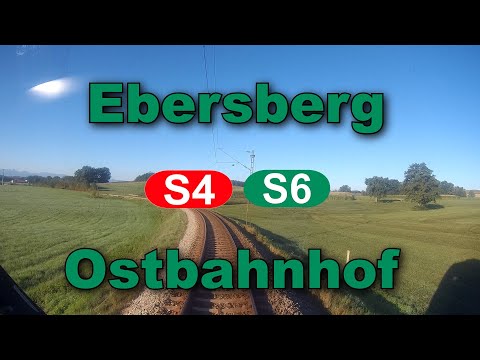 [Führerstandsmitfahrt 2020] S-Bahn München * S4/S6 Ebersberg - Ostbahnhof