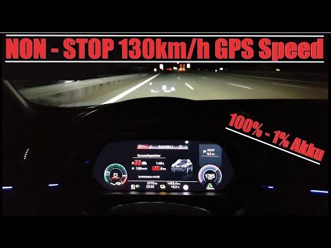 Audi e Tron 55 Quattro - Wie weit kommt er bei 130km/h bis er völlig leer ist?