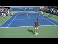 Roger Federer v. Some Guy, 2018 US Open practice, 4K