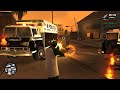 GTA San Andreas Shootout With Police And SWAT At Verona Beach Los Santos 6 Star Escape