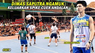 Download lagu Terpancing.. DIMAS Saputra NGAMUK, Keluarkan Spike CUEK Andalan, Avtek Vs Portek Rajawali #set2 mp3