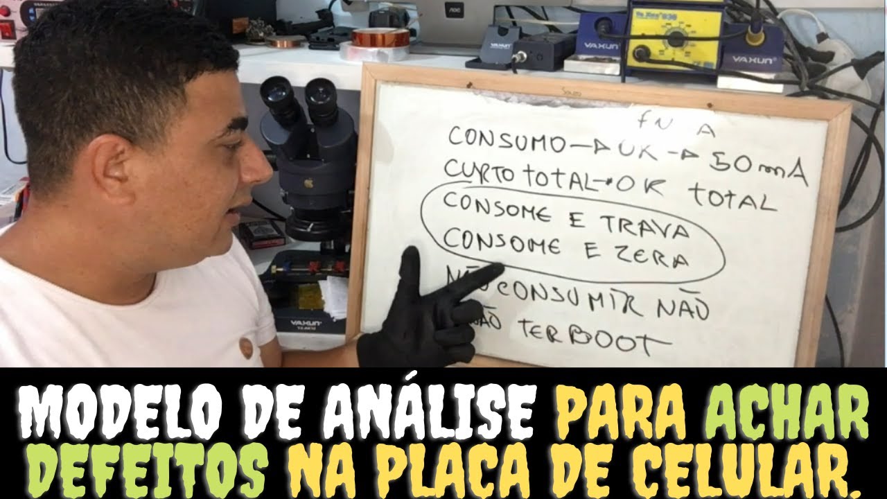 Passo a Passo Para Encontrar Defeitos Em Placa de Celular que Não Liga! (Modelo de Análise que uso)